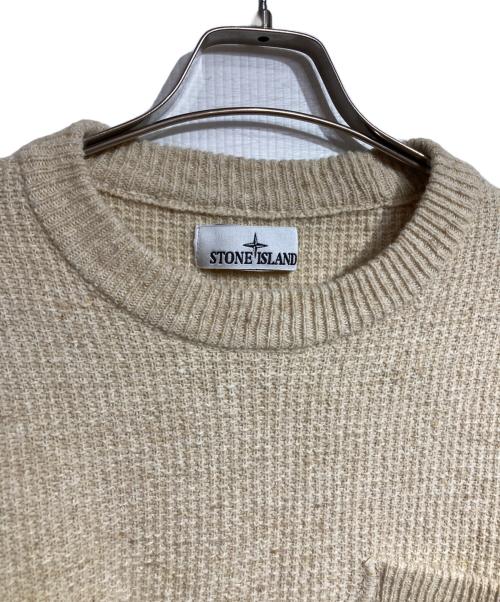 STONE ISLAND（ストーンアイランド）STONE ISLAND (ストーンアイランド) スペックルニット セーター/Speckled knit sweater ベージュ サイズ:XLの古着・服飾アイテム