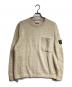 STONE ISLAND（ストーンアイランド）の古着「スペックルニット セーター/Speckled knit sweater」｜ベージュ