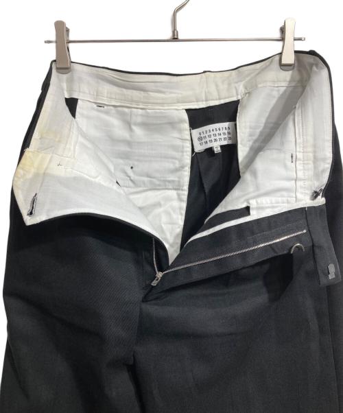 Maison Margiela（メゾンマルジェラ）Maison Margiela (メゾンマルジェラ) Wide Leg Tailored Trousers/ワイドレッグ テーラード トラウザーズ、あるいはワイドレッグ テーラードパンツ ブラック サイズ:48の古着・服飾アイテム