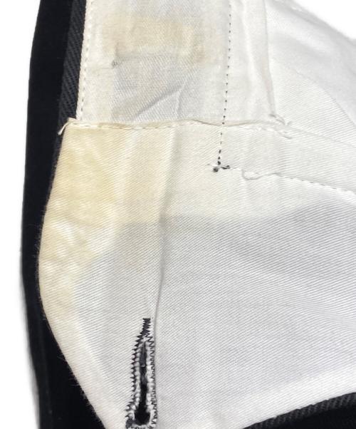 Maison Margiela（メゾンマルジェラ）Maison Margiela (メゾンマルジェラ) Wide Leg Tailored Trousers/ワイドレッグ テーラード トラウザーズ、あるいはワイドレッグ テーラードパンツ ブラック サイズ:48の古着・服飾アイテム