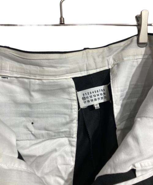 Maison Margiela（メゾンマルジェラ）Maison Margiela (メゾンマルジェラ) Wide Leg Tailored Trousers/ワイドレッグ テーラード トラウザーズ、あるいはワイドレッグ テーラードパンツ ブラック サイズ:48の古着・服飾アイテム
