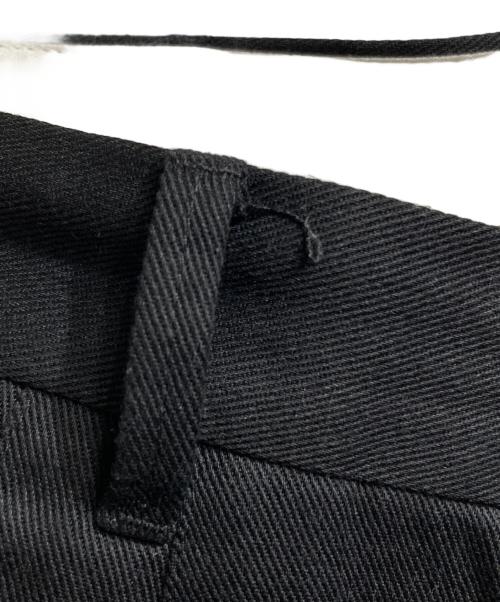 Maison Margiela（メゾンマルジェラ）Maison Margiela (メゾンマルジェラ) Wide Leg Tailored Trousers/ワイドレッグ テーラード トラウザーズ、あるいはワイドレッグ テーラードパンツ ブラック サイズ:48の古着・服飾アイテム