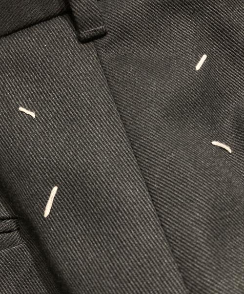 Maison Margiela（メゾンマルジェラ）Maison Margiela (メゾンマルジェラ) Wide Leg Tailored Trousers/ワイドレッグ テーラード トラウザーズ、あるいはワイドレッグ テーラードパンツ ブラック サイズ:48の古着・服飾アイテム