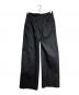 Maison Margiela（メゾンマルジェラ）の古着「Wide Leg Tailored Trousers/ワイドレッグ テーラード トラウザーズ、あるいはワイドレッグ テーラードパンツ」｜ブラック