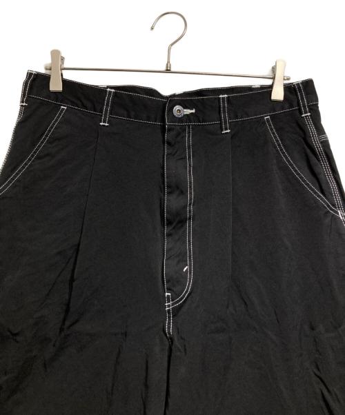 COMME des GARCONS HOMME（コムデギャルソン オム）COMME des GARCONS HOMME (コムデギャルソン オム) ナイロンスパンツイル 製品染パンツ/Nylon Pants ブラック サイズ:Mの古着・服飾アイテム