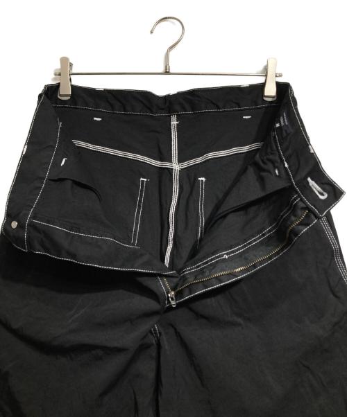 COMME des GARCONS HOMME（コムデギャルソン オム）COMME des GARCONS HOMME (コムデギャルソン オム) ナイロンスパンツイル 製品染パンツ/Nylon Pants ブラック サイズ:Mの古着・服飾アイテム