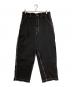 COMME des GARCONS HOMME（コムデギャルソン オム）の古着「ナイロンスパンツイル 製品染パンツ/Nylon Pants」｜ブラック