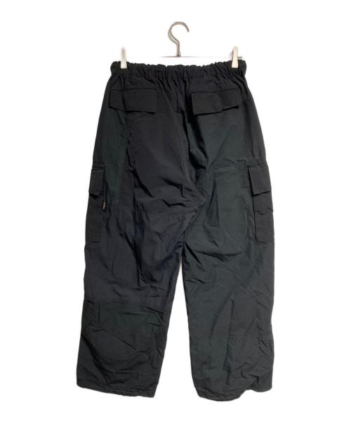 COMME des GARCONS HOMME（コムデギャルソン オム）COMME des GARCONS HOMME 綿ナイロンクロス×多素MIXカーゴパンツ/Cotton Nylon Cloth x Multi-Material Mix Cargo Pants ブラック×グレー サイズ:Sの古着・服飾アイテム