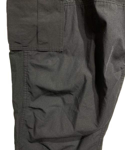 COMME des GARCONS HOMME（コムデギャルソン オム）COMME des GARCONS HOMME 綿ナイロンクロス×多素MIXカーゴパンツ/Cotton Nylon Cloth x Multi-Material Mix Cargo Pants ブラック×グレー サイズ:Sの古着・服飾アイテム