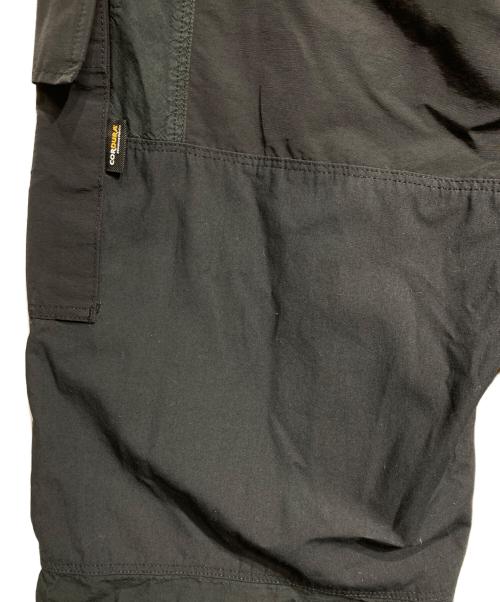 COMME des GARCONS HOMME（コムデギャルソン オム）COMME des GARCONS HOMME 綿ナイロンクロス×多素MIXカーゴパンツ/Cotton Nylon Cloth x Multi-Material Mix Cargo Pants ブラック×グレー サイズ:Sの古着・服飾アイテム