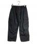 COMME des GARCONS HOMME（コムデギャルソン オム）の古着「綿ナイロンクロス×多素MIXカーゴパンツ/Cotton Nylon Cloth x Multi-Material Mix Cargo Pants」｜ブラック×グレー