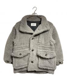WOOLRICH（ウールリッチ）の古着「ボアフリースマウンテンジャケット/Boa fleece mountain jacket」｜グレー