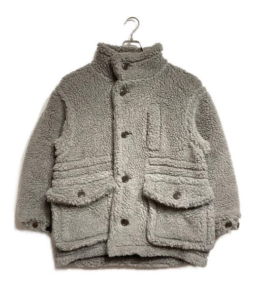WOOLRICH（ウールリッチ）WOOLRICH (ウールリッチ) ボアフリースマウンテンジャケット/Boa fleece mountain jacket グレー サイズ:XSの古着・服飾アイテム