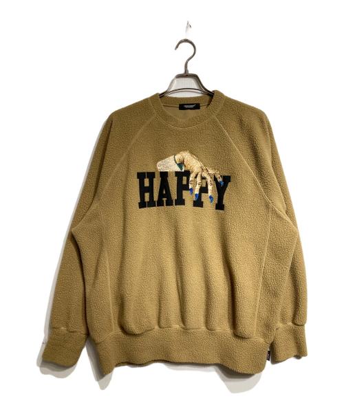 UNDERCOVER（アンダーカバー）UNDERCOVER (アンダーカバー) HAPPYビジューハンドボアスウェット/Bijou & Boa Sweatshirt with 