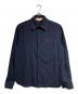 MARNI（マルニ）の古着「トロピカルウールステッチシャツ/Tropical Wool Stitched Shirt 」｜ネイビー