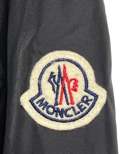 MONCLER（モンクレール）MONCLER (モンクレール) フリルフードナイロンジャケット ブラックの古着・服飾アイテム