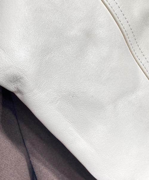 WACKO MARIA（ワコマリア）WACKO MARIA (ワコマリア) lanificio luigi zanieri (ラニフィーチョ ルイージ ザニエリ) LEATHER VARSITY JACKET/レザーバーシティジャケット ブラウン サイズ:Ｓの古着・服飾アイテム