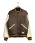 WACKO MARIA（ワコマリア）の古着「LEATHER VARSITY JACKET/レザーバーシティジャケット」｜ブラウン