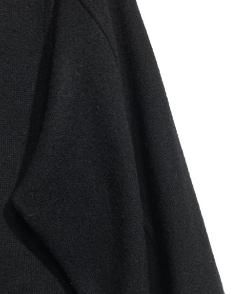 tricot COMME des GARCONS（トリココムデギャルソン）tricot COMME des GARCONS (トリココムデギャルソン) ボンディングウールスタンドカラーコート/Bonded Wool Stand Collar Coat ブラック サイズ:Mの古着・服飾アイテム