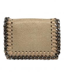 STELLA McCARTNEY（ステラマッカートニー）の古着「Falabella Mini Wallet/ファラベラミニウォレット」｜ベージュ