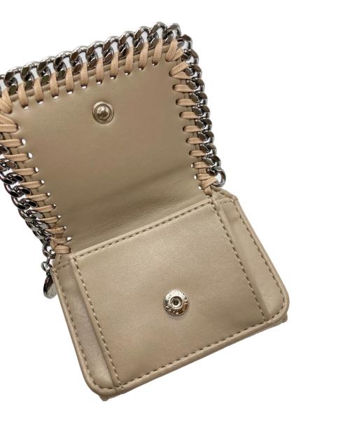 STELLA McCARTNEY（ステラマッカートニー）STELLA McCARTNEY (ステラマッカートニー) Falabella Mini Wallet/ファラベラミニウォレット ベージュの古着・服飾アイテム