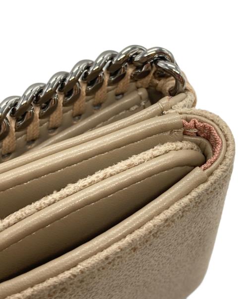 STELLA McCARTNEY（ステラマッカートニー）STELLA McCARTNEY (ステラマッカートニー) Falabella Mini Wallet/ファラベラミニウォレット ベージュの古着・服飾アイテム