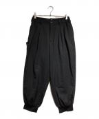 Y-3ワイスリー）の古着「CLASSIC REFINED WOOL CUFF PANTS/クラシックリファインドウールカフパンツ」｜ブラック