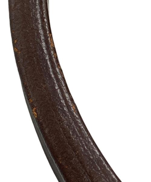 MIU MIU（ミュウミュウ）MIU MIU (ミュウミュウ) ターンロックレザーワンショルダーバッグ/Turnlock Leather One-Shoulder Bag ブラウンの古着・服飾アイテム