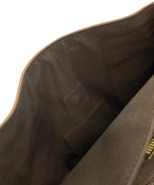 MIU MIU（ミュウミュウ）MIU MIU (ミュウミュウ) ターンロックレザーワンショルダーバッグ/Turnlock Leather One-Shoulder Bag ブラウンの古着・服飾アイテム