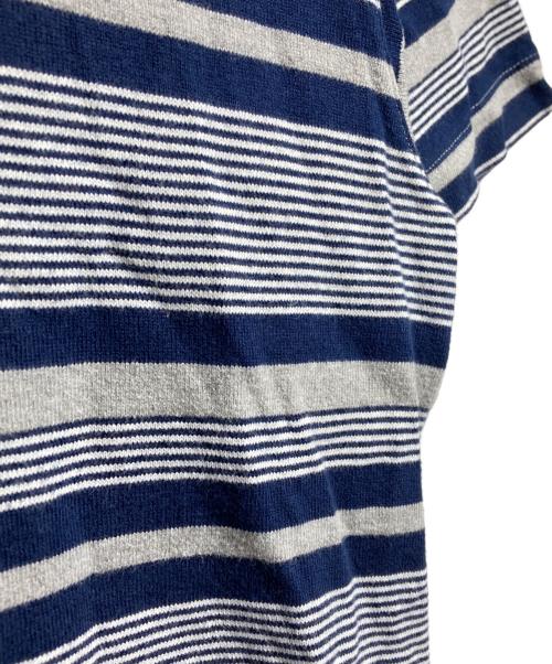 everyone（エブリワン）everyone (エブリワン) 24SS BORDER TEE/ボーダーT グレー×ネイビー サイズ:Mの古着・服飾アイテム