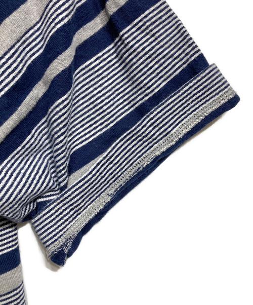 everyone（エブリワン）everyone (エブリワン) 24SS BORDER TEE/ボーダーT グレー×ネイビー サイズ:Mの古着・服飾アイテム