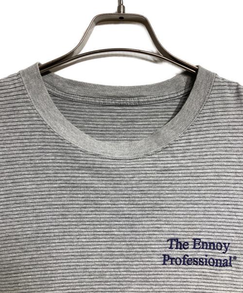 The Ennoy Professional（ザ エンノイ プロフェッショナル）The Ennoy Professional (ザ エンノイ プロフェッショナル) Border Tee/ボーダーTシャツ グレー サイズ:Mの古着・服飾アイテム