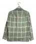 TOWN CRAFT (タウンクラフト) チェックオープンカラーシャツ/開襟シャツ グリーン サイズ:M：14000円