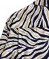 中古・古着 TENDERLOIN (テンダーロイン) ゼブラオープンカラーシャツ/Zebra print open collar shirt ネイビー サイズ:SMALL：12000円