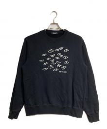 UNDERCOVER（アンダーカバー）の古着「HOW TO LOOK グラフィックスウェットシャツ」｜ブラック