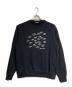 UNDERCOVER（アンダーカバー）の古着「HOW TO LOOK グラフィックスウェットシャツ」｜ブラック