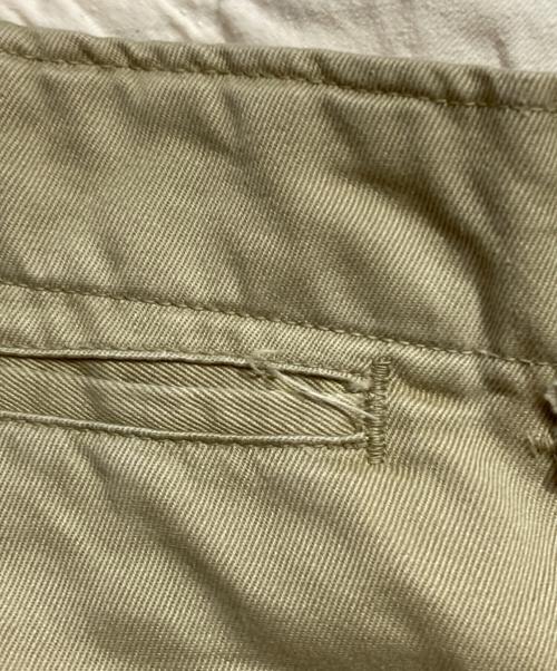 US ARMY（ユーエスアーミー）US ARMY (ユーエスアーミー) チノトラウザーパンツ/Chino trousers ベージュ サイズ:34×29の古着・服飾アイテム