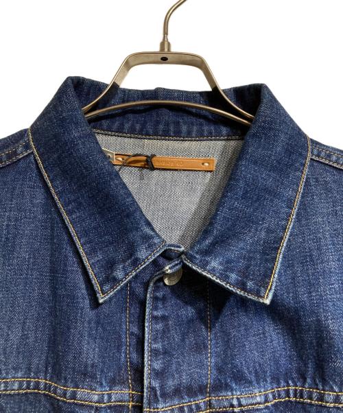 SCYEBASICS（サイベーシックス）SCYEBASICS (サイベーシックス) Selvedge Denim Used Wash Trucker Jacket-2/セルビッジデニム トラッカージャケット インディゴ サイズ:40の古着・服飾アイテム