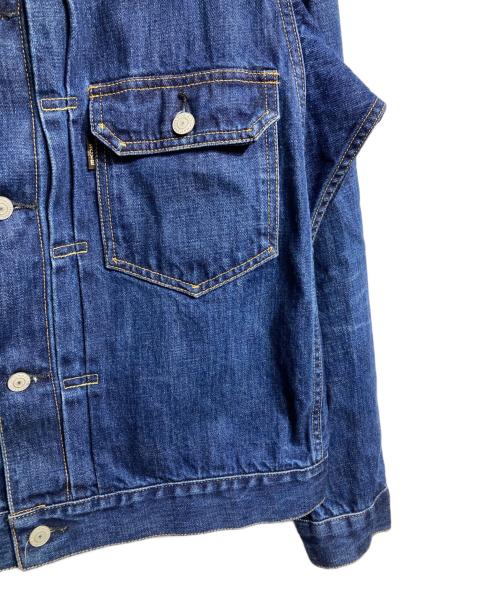 SCYEBASICS（サイベーシックス）SCYEBASICS (サイベーシックス) Selvedge Denim Used Wash Trucker Jacket-2/セルビッジデニム トラッカージャケット インディゴ サイズ:40の古着・服飾アイテム