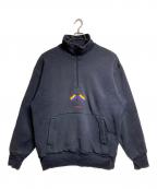 BALENCIAGAバレンシアガ）の古着「ハーフジップスウェット/Half-zip sweatshirt」｜ブラック