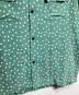 中古・古着 GROOVIN HIGH (グルービンハイ) レーヨンシルクL/Sドットシャツ/Rayon Silk L/S Polka Dot Shirt グリーン サイズ:XL：10000円