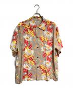 Sun Surfサンサーフ）の古着「Aloha shirt “NIGHT BLOOMING CEREUS”/ナイト・ブルーミング・シリウス」｜グレー