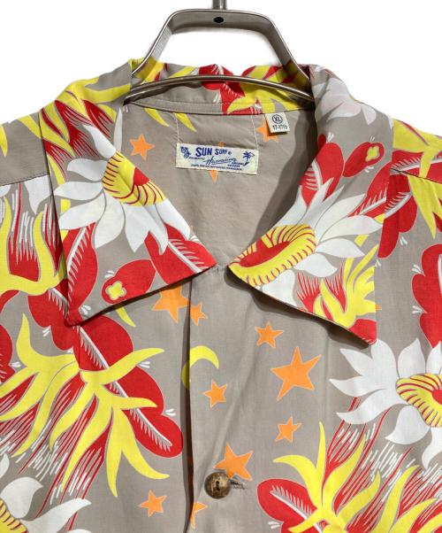 Sun Surf（サンサーフ）Sun Surf (サンサーフ) Aloha shirt “NIGHT BLOOMING CEREUS”/ナイト・ブルーミング・シリウス グレー サイズ:XLの古着・服飾アイテム