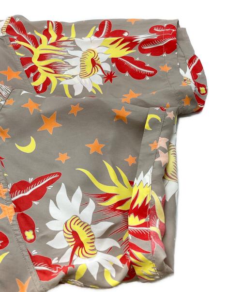 Sun Surf（サンサーフ）Sun Surf (サンサーフ) Aloha shirt “NIGHT BLOOMING CEREUS”/ナイト・ブルーミング・シリウス グレー サイズ:XLの古着・服飾アイテム