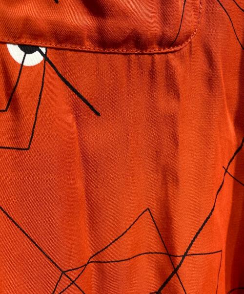 GROOVIN HIGH（グルービンハイ）GROOVIN HIGH (グルービンハイ) レーヨン総柄シャツ/長袖 レッド サイズ:XLの古着・服飾アイテム