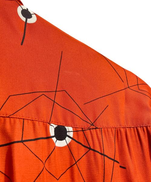 GROOVIN HIGH（グルービンハイ）GROOVIN HIGH (グルービンハイ) レーヨン総柄シャツ/長袖 レッド サイズ:XLの古着・服飾アイテム