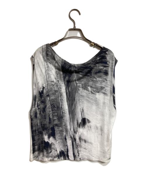 HELMUT LANG（ヘルムートラング）HELMUT LANG (ヘルムートラング) 転写プリントカットソー/Heat transfer print グレー サイズ:Ｓの古着・服飾アイテム