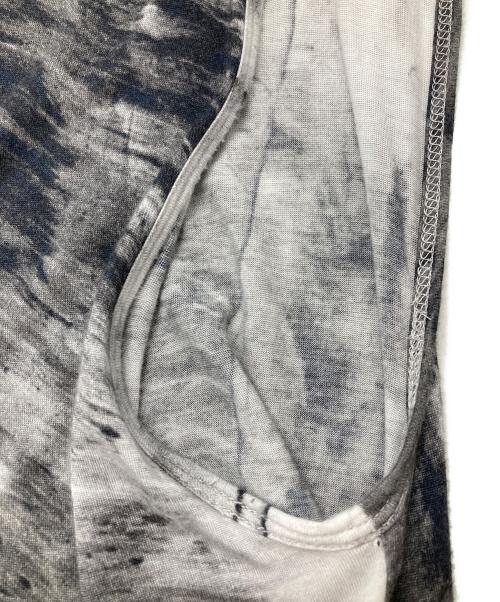 HELMUT LANG（ヘルムートラング）HELMUT LANG (ヘルムートラング) 転写プリントカットソー/Heat transfer print グレー サイズ:Ｓの古着・服飾アイテム