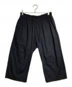 s'yteサイト）の古着「クロップイージーパンツ/Easy Pants」｜ブラック