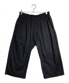 s'yte（サイト）の古着「クロップイージーパンツ/Easy Pants」｜ブラック